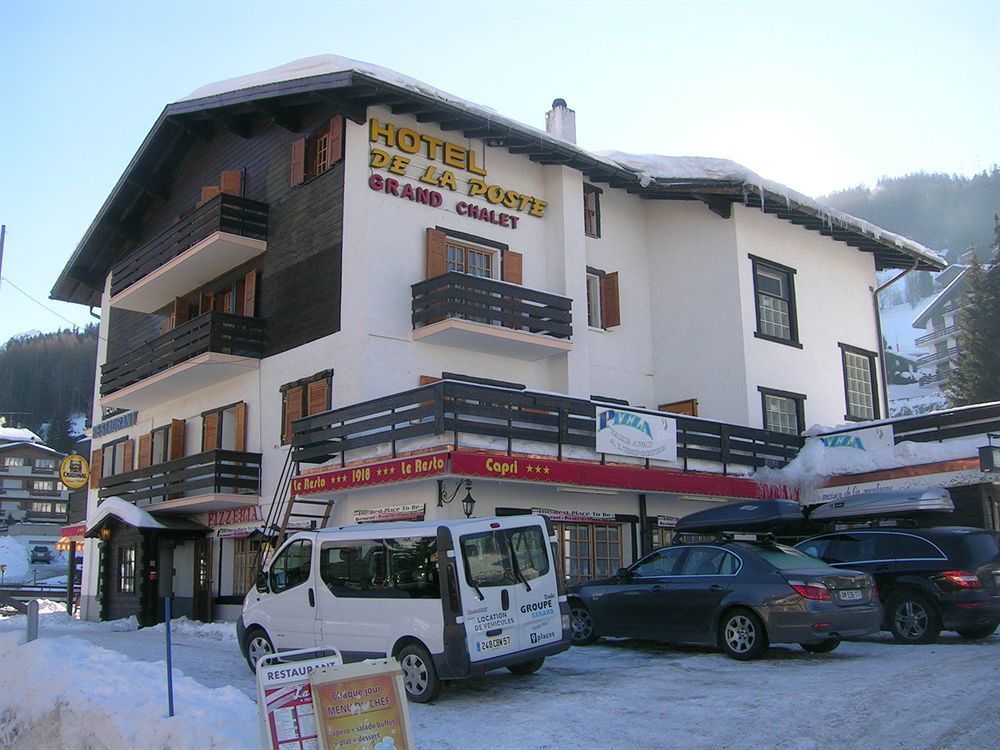 Hotel De La Poste La Tzoumaz Exterior foto